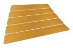 Podlahové značení Přechod pro chodce, žlutá, 20 x 120 cm, 5 ks/balení, DURABLE 181004 ,balení 5 ks