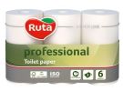 Toaletní papír, bílá, 2-vrstvý, 55 m, 500 útržků, 6 rolí, RUTA T0528 ,balení 6 ks
