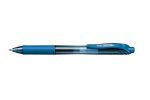 Gelové pero EnerGelX BL107, modrá, 0,35 mm, stiskací mechanismus, PENTEL BL107-CX