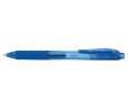 Gelové pero EnerGelX BLN105, modrá, 0,25 mm, stiskací mech., PENTEL BLN105-CX