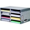 Stolní organizér BANKERS BOX SYSTEM, šedá, karton, FELLOWES 08750EU