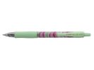 Gelové pero G-2 Flow, modrá, 0,32 mm, stiskací mechanismus, zelené tělo, PILOT BL-G27-FLG-B