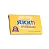 Samolepicí bloček, žlutá, 76x127 mm, 100 listů, STICK N 21555 ,balení 100 ks