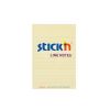 Samolepicí bloček, pastelově žlutá, linkovaný, 152 x 101 mm, 100 listů, STICK N 21056 ,balení 100 ks