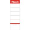 Štítky pro pákové pořadače, oboustranné, bílá, 50x158 mm, ESSELTE ,balení 10 ks