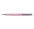 Kuličkové pero Lille Pen, růžová, bílý krystal SWAROVSKI®, 13 cm, ART CRYSTELLA® 1805XGL061