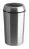 Odpadkový koš, stříbrná, kov, výkyvné víko, 75 l, VEPA BINS VB 404515