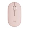 Optická bezdrátová myš Pebble M350“, růžová, Bluetooth, LOGITECH, 910-005717