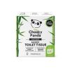 Toaletní papír, bílá, bambusový, 3-vrstvý, malé role, 48 rolí, CHEEKY PANDA PFTOILT48 ,balení 40 ks