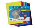 Kreslicí karton barevný A4/10/180g - mix 10 barev, STEPA ,balení 60 ks