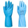 Ochranné rukavice, modrá, latexové, pro potravinářství, vel. S, 12 párů, PORTWEST AP76BLUS ,balení 12 ks