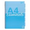 Spirálový sešit Unipad Essentials Project Book, mix vzorů, A4, linkovaný, 100 listů, PUKKA PAD ESS