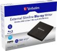 Externí slimline vypalovačka, Blu-ray, USB 3.0, VERBATIM