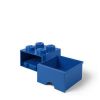 Úložný box se zásuvkou Brick, modrá, LEGO 40051731