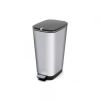Odpadkový koš Chic, černá-stříbrná, pedálový, 45 l, CURVER 1010009789