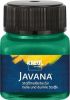 Barva na světlý a tmavý textil, tmavě zelená, 20 ml, JAVANA, KREUL