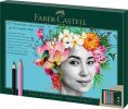 Barevné pastelky Polychromos & Pitt Graphite Matt, 17 barev, 23 ks, sada, FABER-CASTELL 210052
