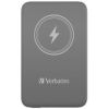 Power banka s magnetickým bezdrátovým nabíjením  MCP-10, šedá, 10000 mAh, VERBATIM 32249