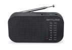 Přenosné rádio M-025R, černá, MUSE M-025 R