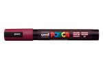 Akrylový popisovač Posca PC-5M, vínově červená, 1,8-2,5 mm, UNI 2UPC5MFP