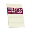 Samolepicí bloček Extra Sticky, pastelově žlutá, linkovaný, 150 x 101 mm, 90 listů, STICK N 21668 ,balení 90 ks