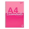 Spirálový sešit Unipad Essentials Jotta, mix vzorů, A4, linkovaný, 80 listů, PUKKA PAD ESS-JOTA4AS