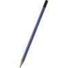 Grafitová tužka s gumou Grip 2001, modrá, B, trojhranná, FABER-CASTELL 217251