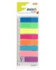 Samolepicí záložky, mix neonový barev, 45 x 12 mm, 8x 25 listů, plast, STICK N 21345 ,balení 200 ks