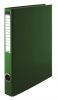 Pořadač čtyřkroužkový, zelený, 35 mm, A4, PP/karton, VICTORIA