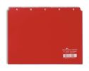 Rejstříky, červená, A5, PP, A-Z, 25 ks/balení, DURABLE 365003 ,balení 25 ks