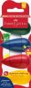 Voskovky, 4 různé barvy, ve tvaru hrušky, FABER-CASTELL 120408