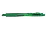 Gelové pero EnerGelX BL107, zelená, 0,35 mm, stiskací mechanismus, PENTEL BL107-DX