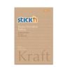Samolepicí bloček Kraft Notes, linkovaný, hnědá barva, 150x101 mm, 100 listů, STICK N 21641 ,balení 100 ks