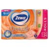 Toaletní papír Deluxe,  broskev, 3vrstvý, 24 rolí, ZEWA 40878 ,balení 24 ks