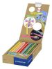 Barevné pastelky Noris Junior, 6 barev, 3v1, STAEDTLER 140 C6