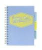 Spirálový sešit Pastel project book, mix, A5, linkovaný, 100 listů, PUKKA PAD