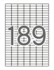 Etiketa, ILC, 25,4x10 mm, 1890 ks/bal., APLI ,balení 10 ks