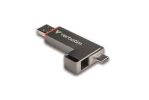 USB flash disk Dual QuickStick, šedá, 512 GB, USB-A / C 3.2 Gen1, VERBATIM 32042