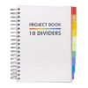 Spirálový sešit White Project Book, mix vzorů, B5, linkovaný, 100 listů, PUKKA PAD 9603-PB