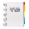 Spirálový sešit White Project Book, B5, linkovaný, 100 listů, PUKKA PAD 9603-PB