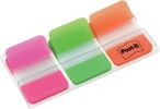 Samolepicí záložky, neonové barvy, extra silné, 25 x 38 mm, 3x 22 listů, 3M POSTIT 7000042777 ,balení 66 ks