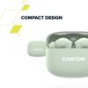 Sluchátka OnGo 9, šalvějová, TWS bezdrátová, Bluetooth 5.4, CANYON CNS-TWS9G