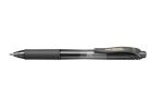 Gelové pero EnerGelX BL107, černá, 0,35 mm, stiskací mechanismus, PENTEL BL107-AX