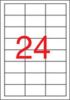 Etiketa, ILC, 64,6x33,8 mm, třířadé, 2400 ks/bal., APLI ,balení 100 ks