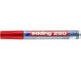 Popisovač na bílou tabuli a flipchart 250, červená, 1-3mm, kuželový hrot, EDDING