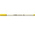 Štětcový fix Pen 68 brush, žlutá, STABILO
