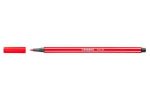 Fix Pen 68, karmínově červená, 1mm, STABILO