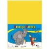 Kreslicí karton barevný A3/50/180g - žlutá, STEPA ,balení 50 ks