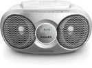 Rádio AZ215, stříbrná, s CD přehrávačem, PHILIPS AZ215S/12