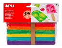 Nanuková dřívka APLI mix barev / 40 ks